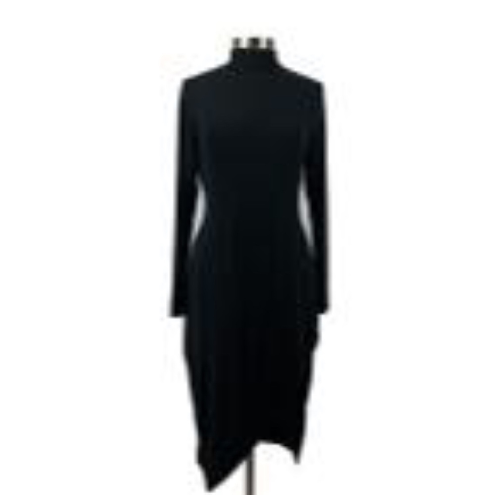 NWOT ASOS High Neck Asymmetric Hem Jersey Dress